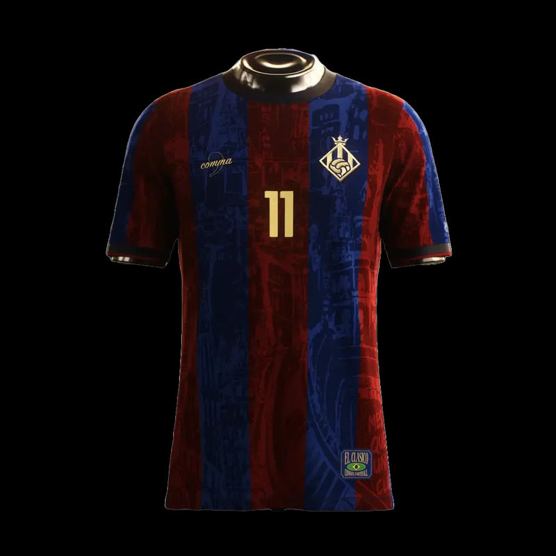 Barcelona The Prince Grená Shirt - Men's Comma Football Fan Shirt