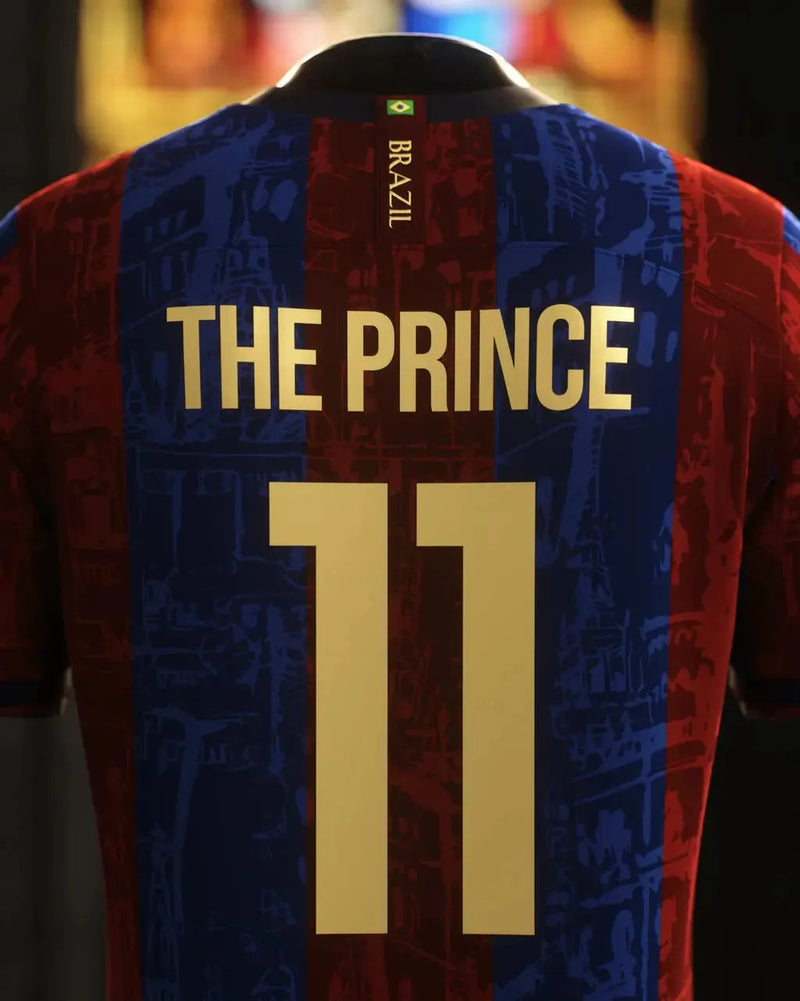 Barcelona The Prince Grená Shirt - Men's Comma Football Fan Shirt
