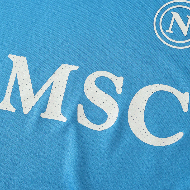 Napoli Home Shirt 24/25 - Men's Fan Shirt Blue