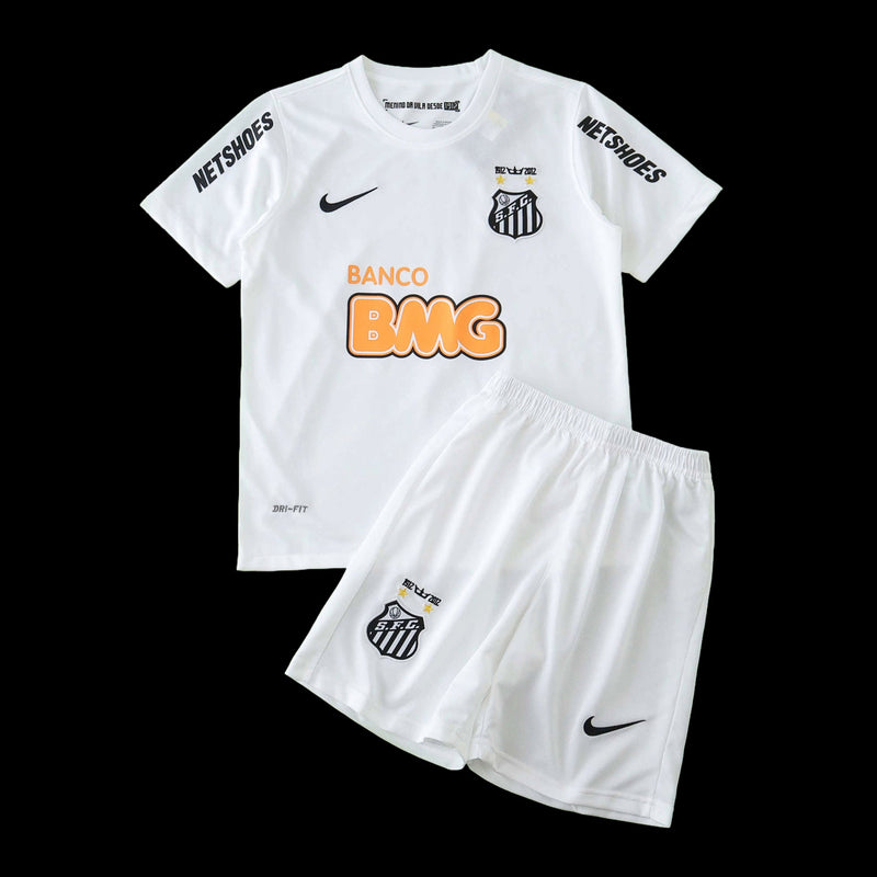 Santista Retro Home Shirt 2011/12 - White Kids Fan Shirt