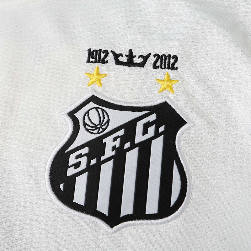 Santista Retro Home Shirt 2011/12 - White Kids Fan Shirt