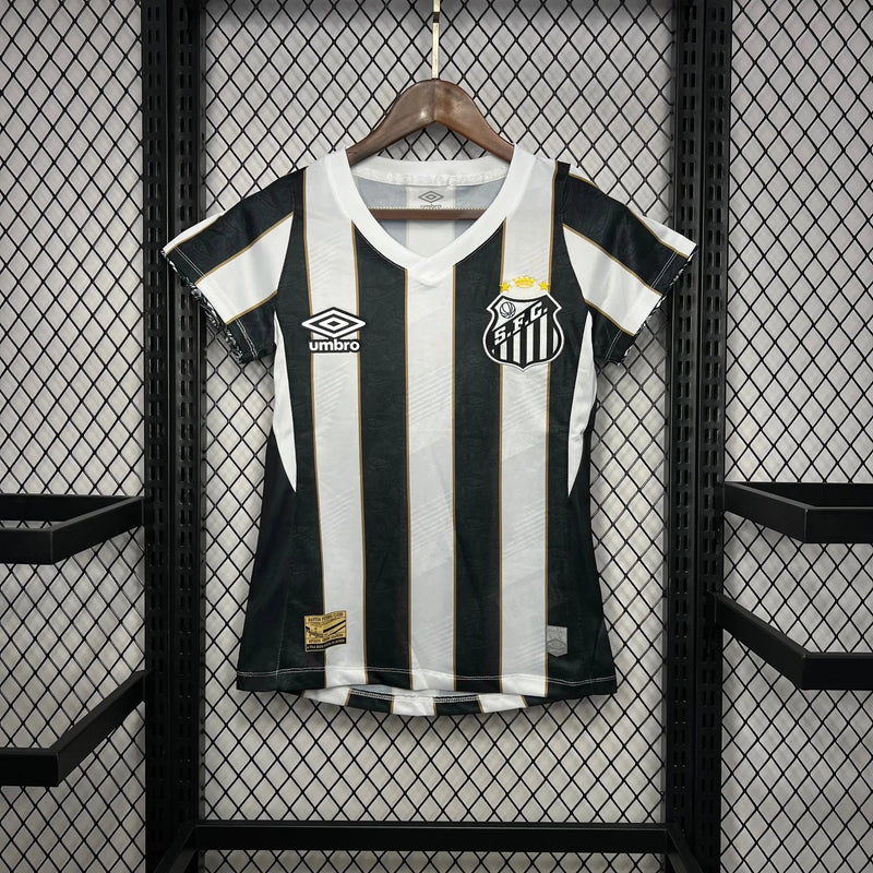 Santista Away Shirt 24/25 - Women's Striped Fan Shirt