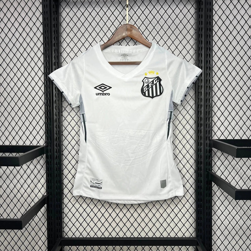 Santista Home Shirt 24/25 - Women's White Fan Shirt