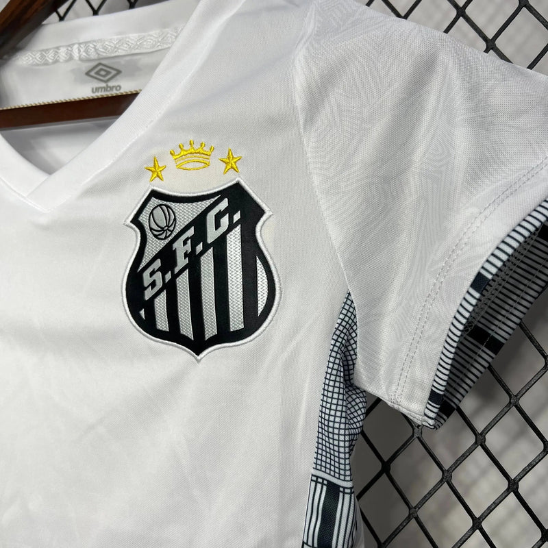 Santista Home Shirt 24/25 - Women's White Fan Shirt