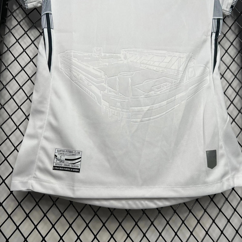 Santista Home Shirt 24/25 - Women's White Fan Shirt