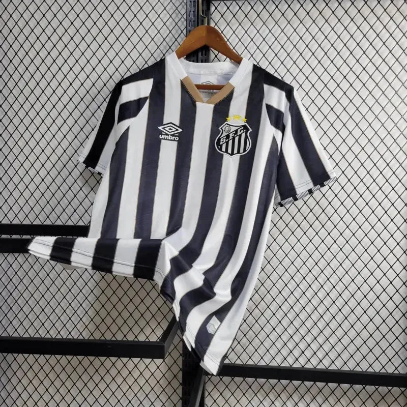 Santista Away Shirt 24/25 - Men's Striped Fan Shirt + Sponsorships