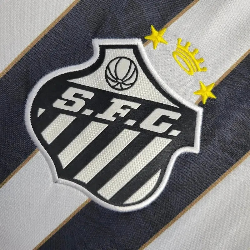 Santista Away Shirt 24/25 - Men's Striped Fan Shirt + Sponsorships