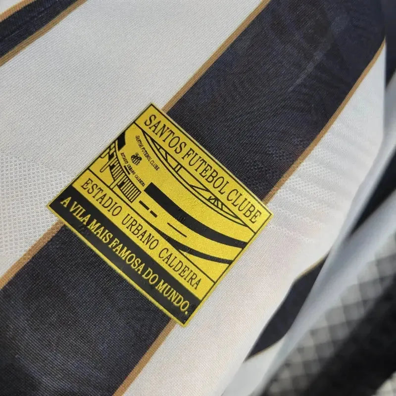 Santista Away Shirt 24/25 - Men's Striped Fan Shirt + Sponsorships