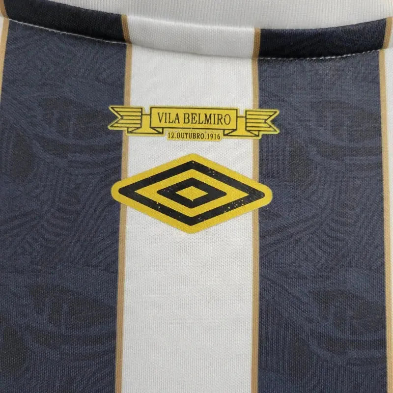 Santista Away Shirt 24/25 - Men's Striped Fan Shirt + Sponsorships