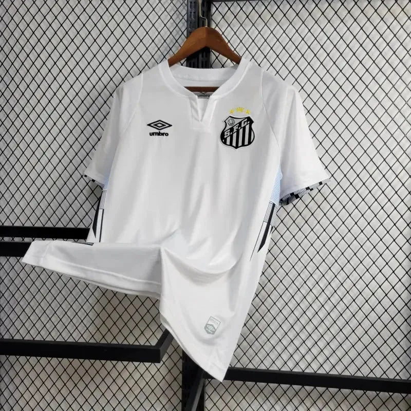 Santista Home Shirt 24/25 - Men's White Fan Shirt + Sponsorships
