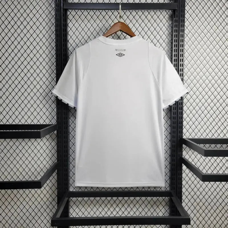 Santista Home Shirt 24/25 - Men's White Fan Shirt + Sponsorships