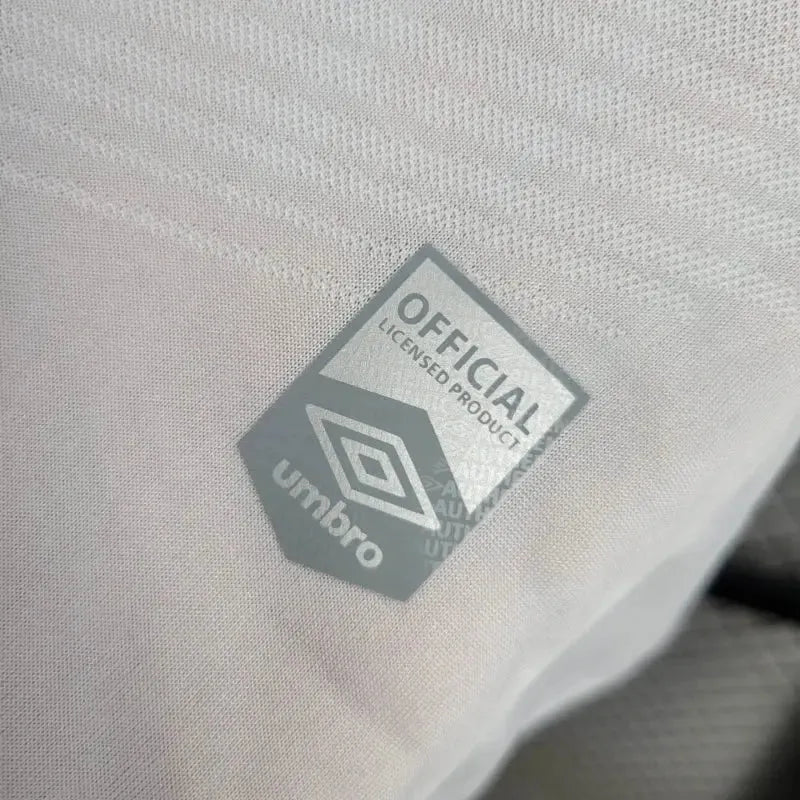 Santista Home Shirt 24/25 - Men's White Fan Shirt + Sponsorships