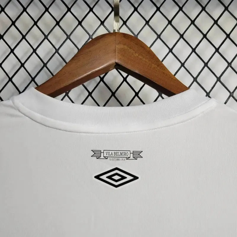 Santista Home Shirt 24/25 - Men's White Fan Shirt + Sponsorships