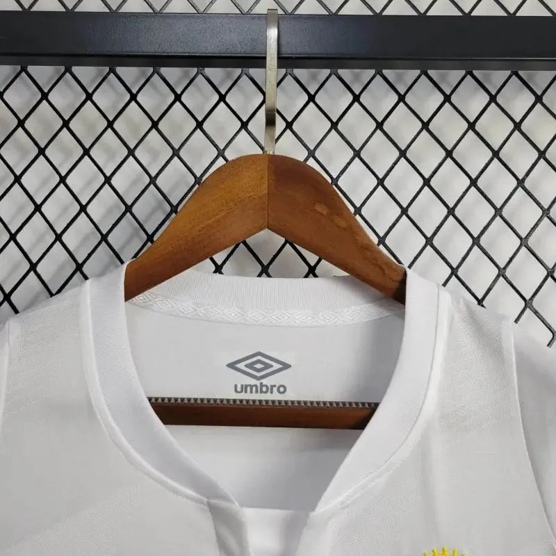 Santista Home Shirt 24/25 - Men's White Fan Shirt + Sponsorships