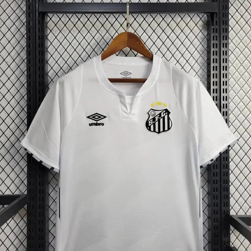 Santista Home Shirt 24/25 - Men's White Fan Shirt + Sponsorships