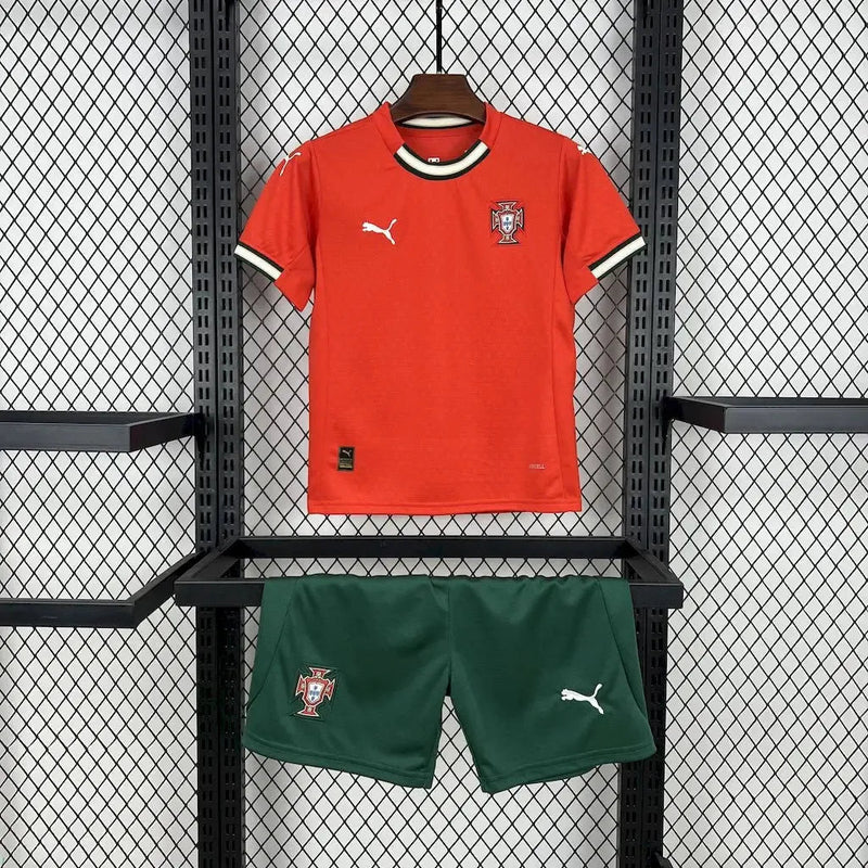 Portugal Home Shirt 25/26 - Red Kids Fan Shirt