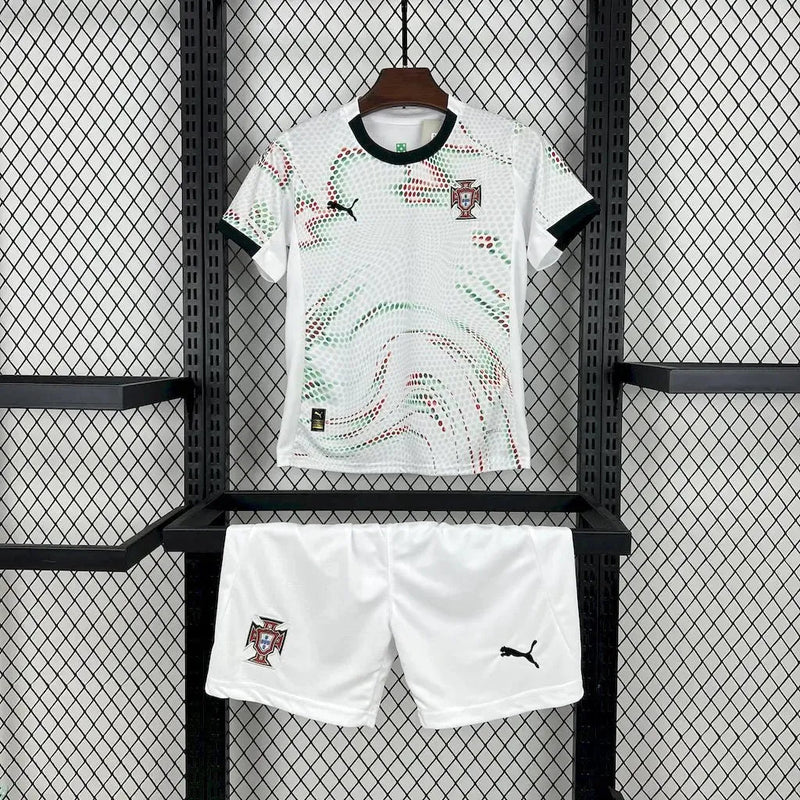 Portugal Away Shirt 25/26 - Kids Fan Shirt White