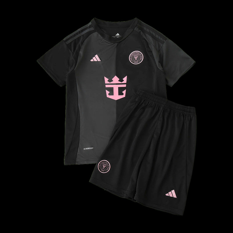 Inter Miami Away Shirt 25/26 - Kids Fan Black