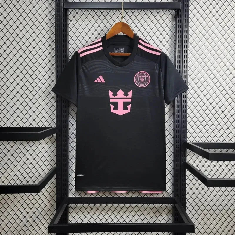 Inter Miami Away 24/25 Shirt - Men's Fan Black