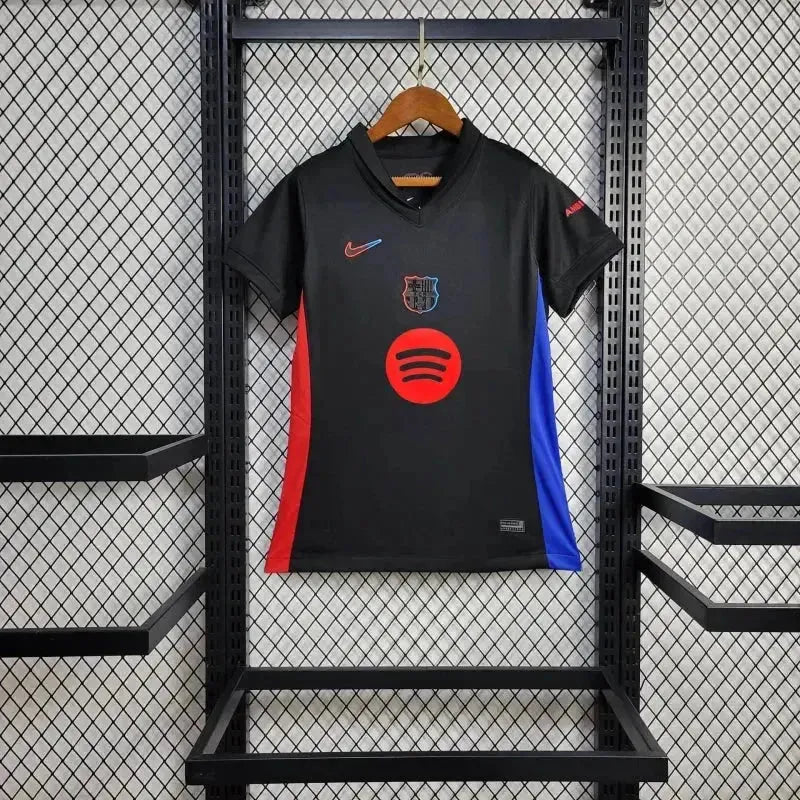 Barcelona Away Shirt 24/25 - Women's Fan Black