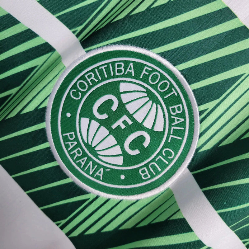 Coritiba Retro 1997/98 Shirt - Men's White and Green Fan Shirt