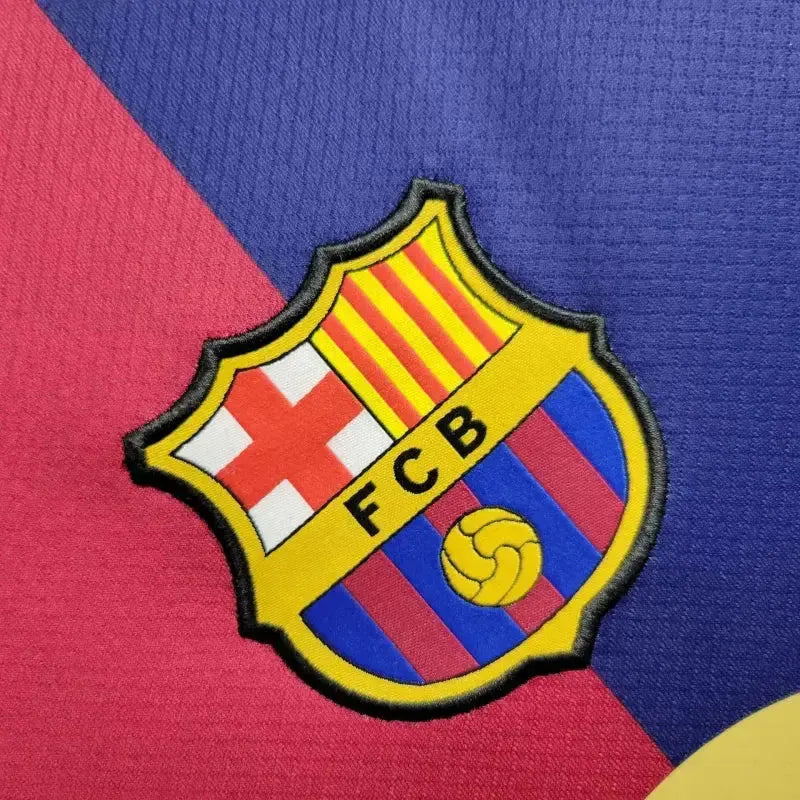 Barcelona COLDPLAY Home 24/25 Shirt - Men's Fan Blue and Red