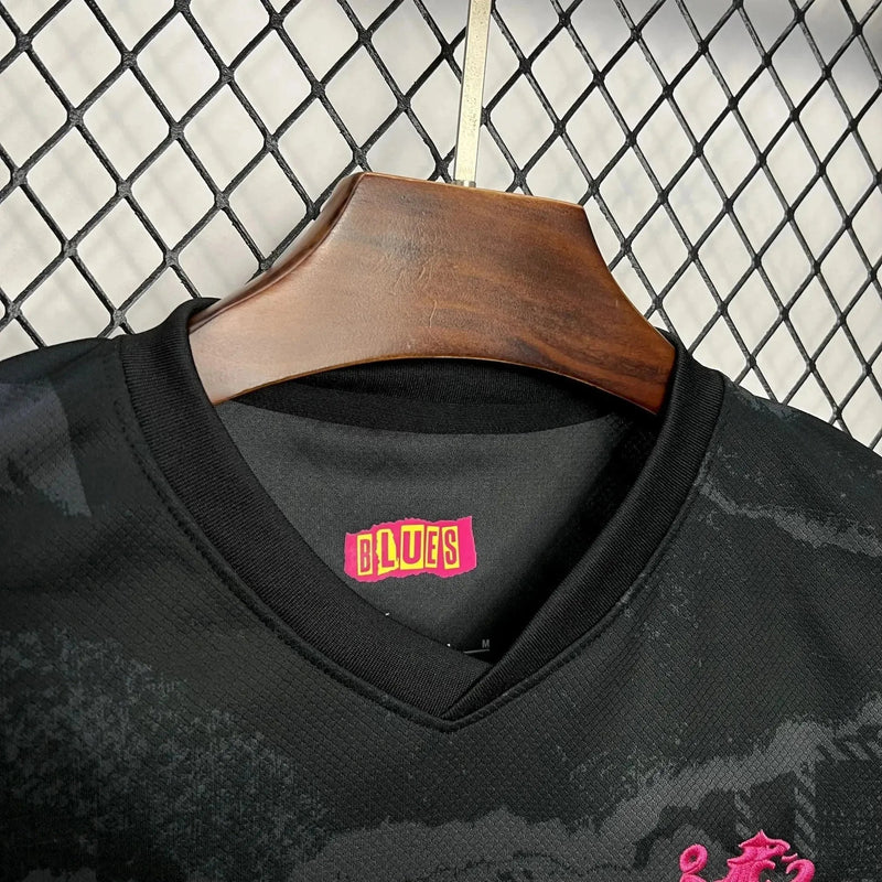 Chelsea Third Away Shirt 24/25 - Men's Fan Black and Pink