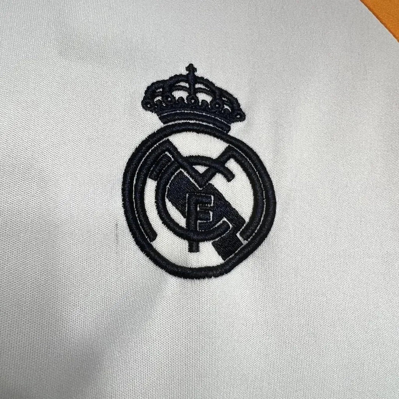Real Madrid Training Shirt 24/25 - Men's Fan White and Orange