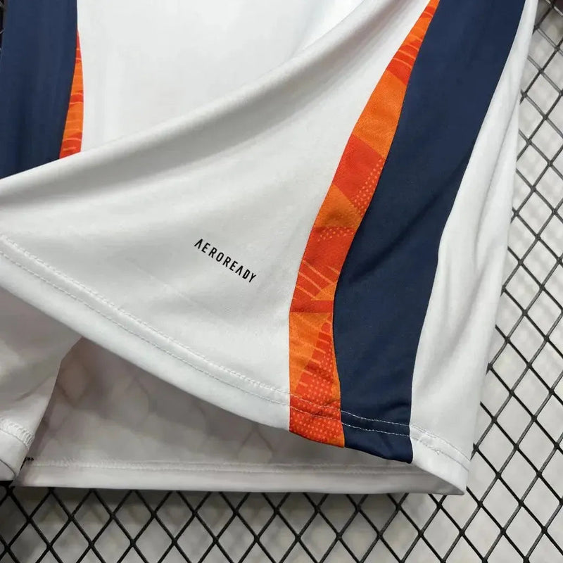 Real Madrid Training Shirt 24/25 - Men's Fan White and Orange