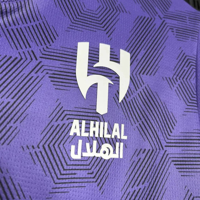 Al-Hilal Third Away Shirt 24/25 - Men's Fan Purple + Neymar 10