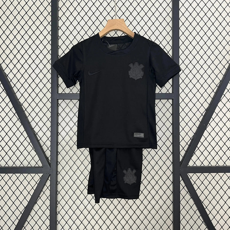 Timão Away Shirt 24/25 - Black Children's Fan Shirt