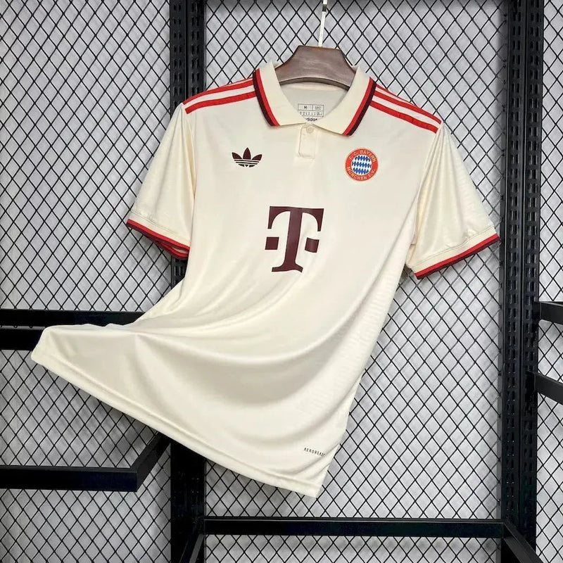 Bayern Munich Third Away Shirt 24/25 - Men's White Fan Shirt