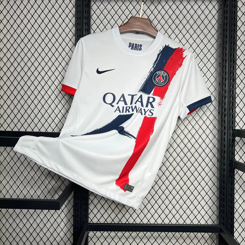 PSG Away Shirt 24/25 - Men's White Fan Shirt