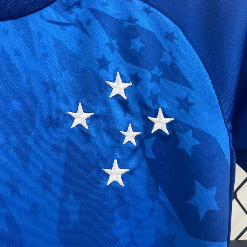 Cruzeiro Home Shirt 24/25 - Kids Fan Shirt Blue