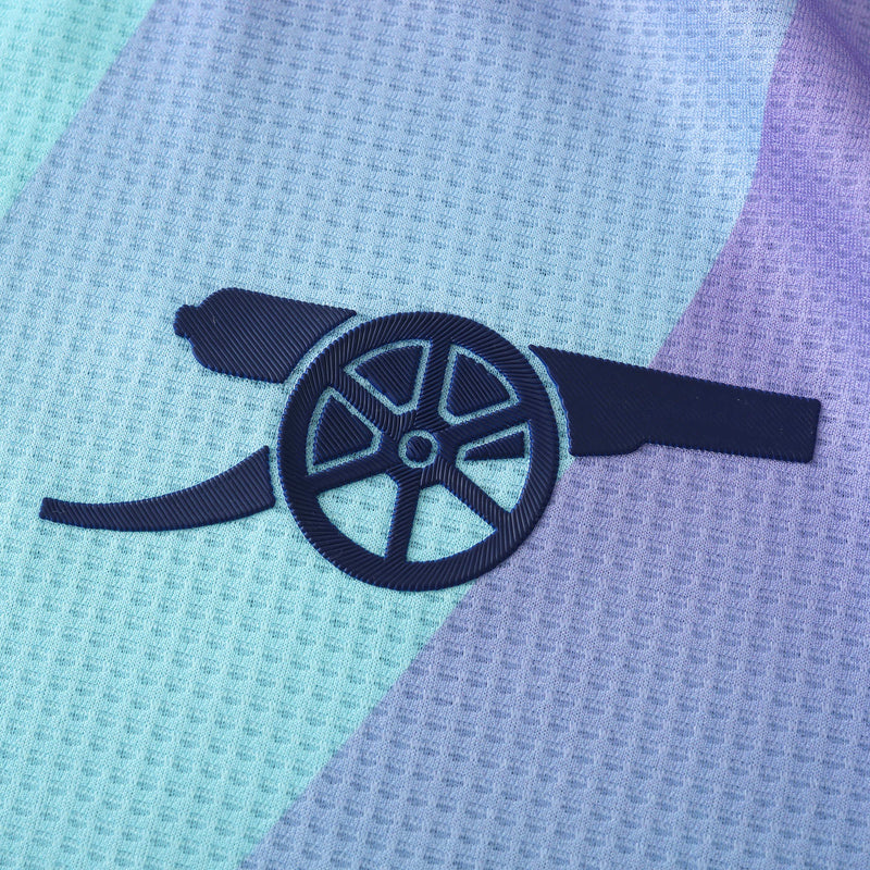 Arsenal Third Away Shirt 24/25 - Mens Fan Purple/Blue