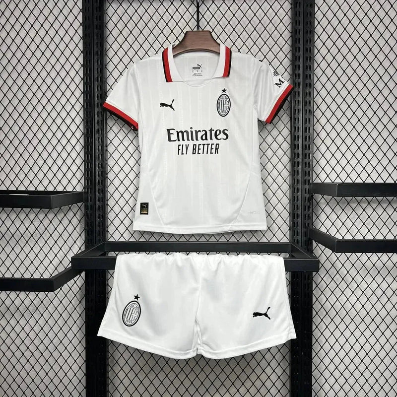 AC Milan Away Shirt 24/25 - Kids Fan White