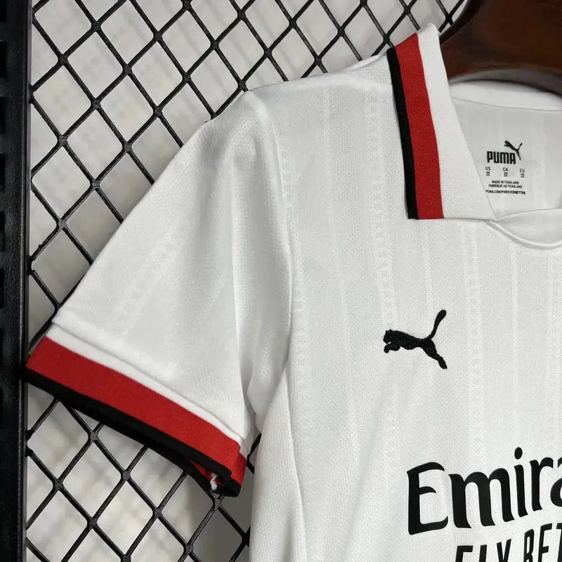 AC Milan Away Shirt 24/25 - Kids Fan White