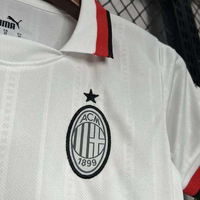 AC Milan Away Shirt 24/25 - Kids Fan White