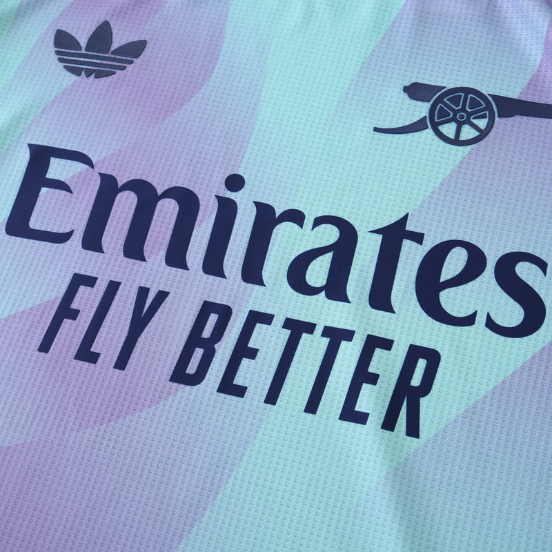 Arsenal Third Away Shirt 24/25 - Purple Kids Fan Shirt