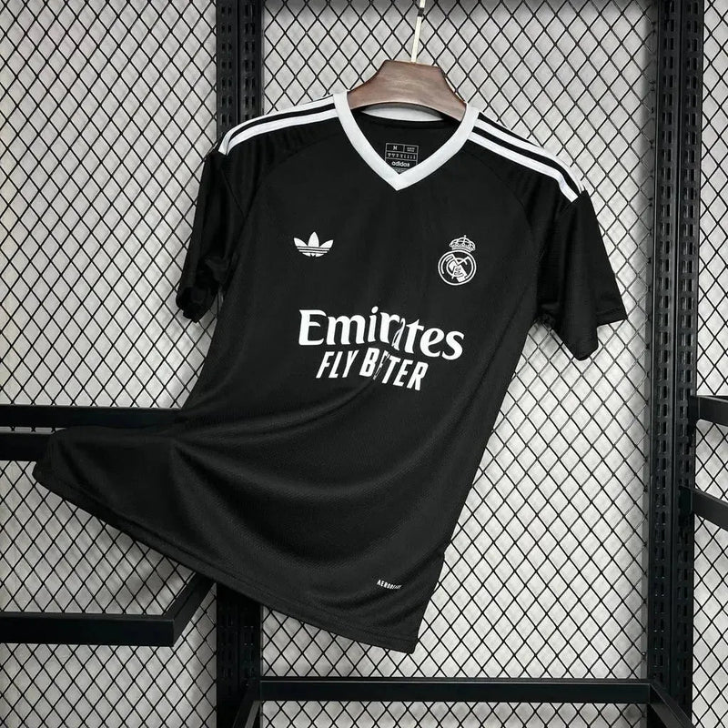 Real Madrid Training Shirt 24/25 - Men's Fan Black