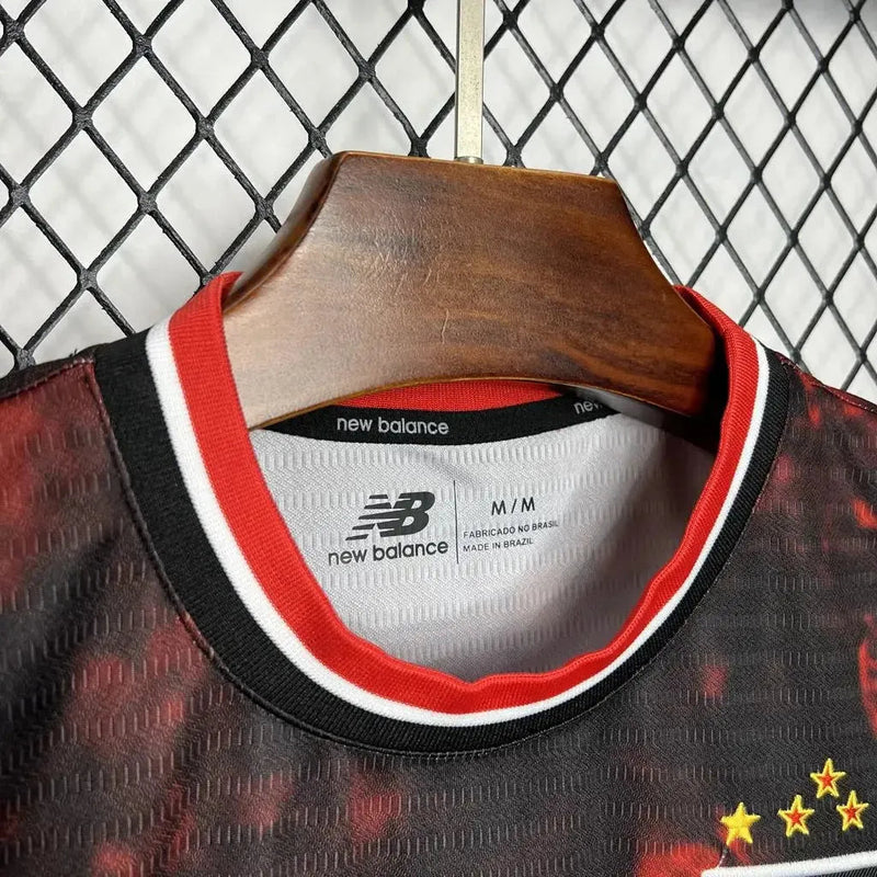 São Paulo Third 24/25 Shirt - Men's Fan Black and Red