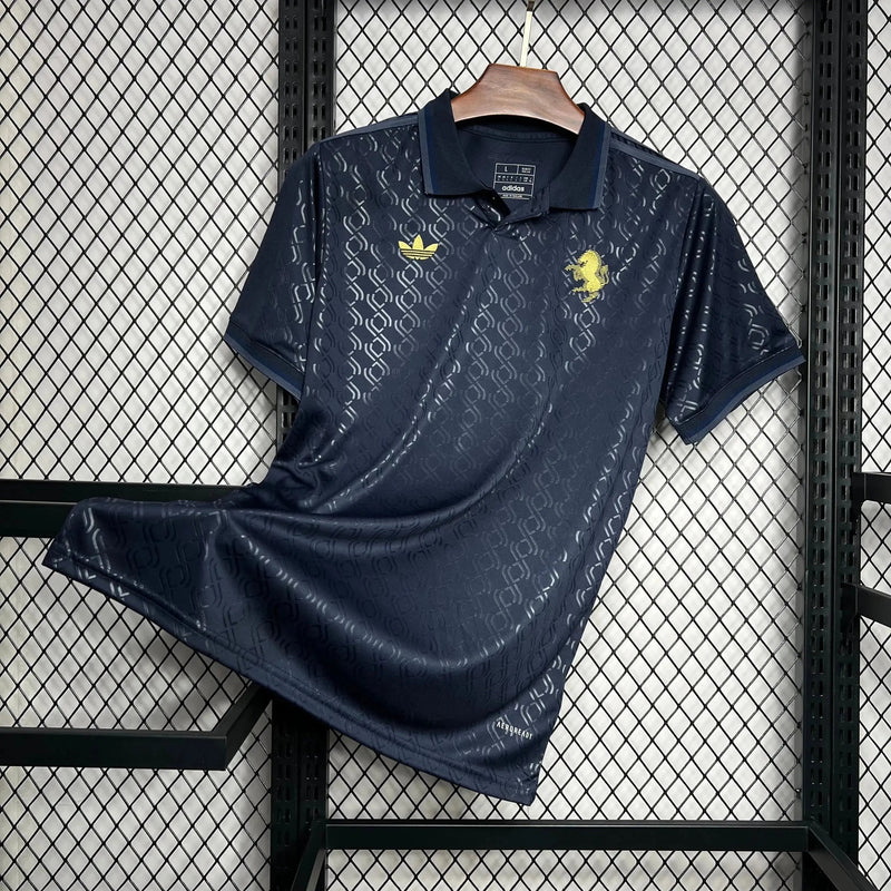 Juventus Third Away Shirt 24/25 - Men's Fan Shirt Dark Blue and Gold