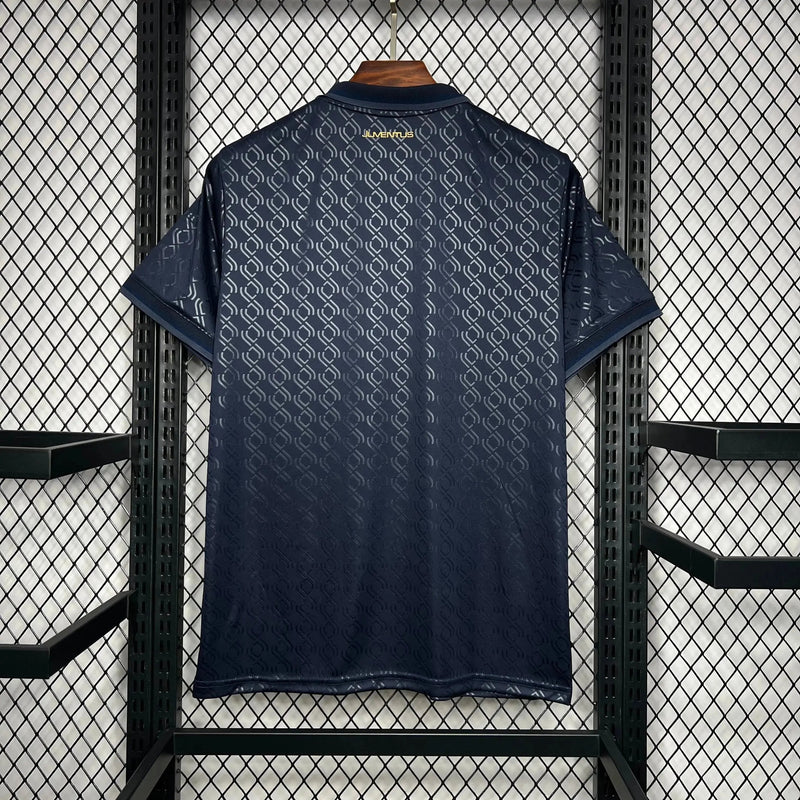 Juventus Third Away Shirt 24/25 - Men's Fan Shirt Dark Blue and Gold