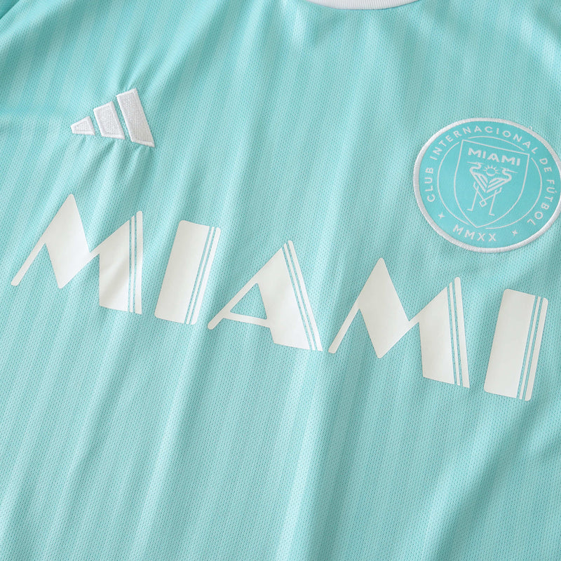 Inter Miami Third Away Shirt 24/25 - Kids Fan Blue