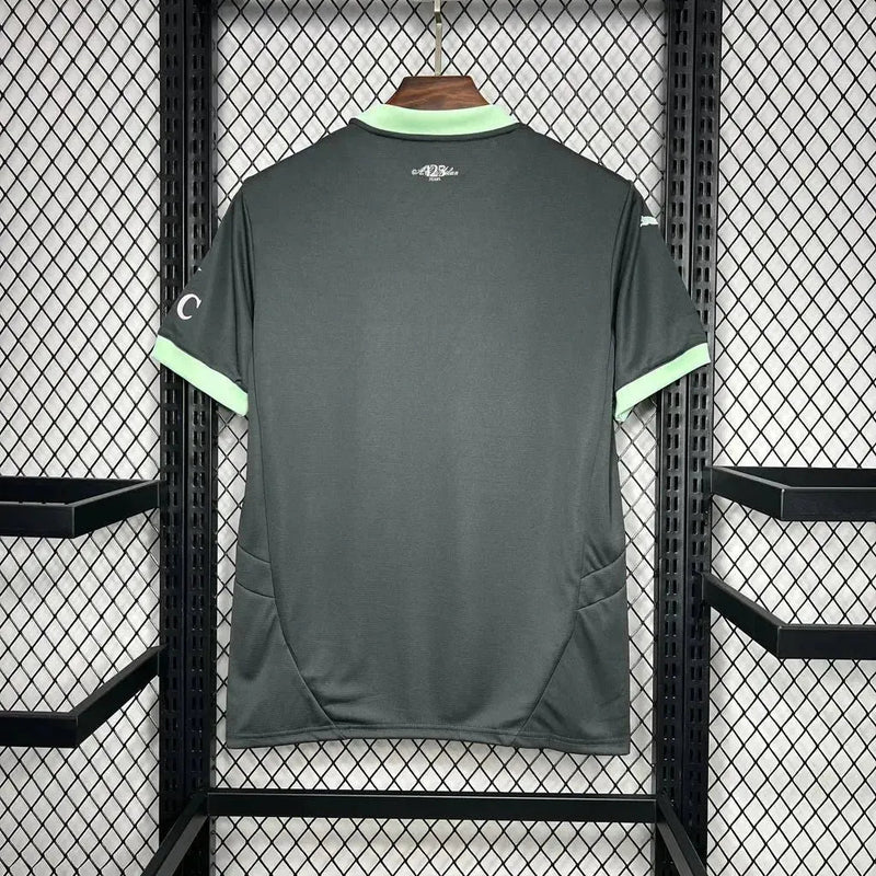 AC Milan Away Third Shirt 24/25 - Men's Fan Shirt Black and Green