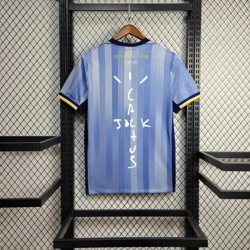 Tottenham X Travis Scott Away 24/25 Shirt - Mens Fan Blue