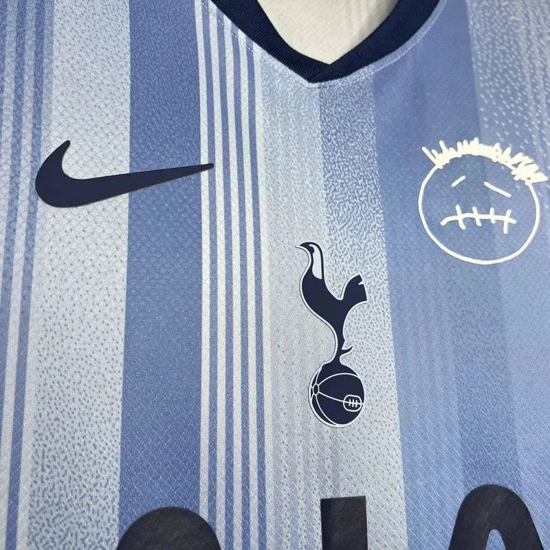 Tottenham X Travis Scott Away 24/25 Shirt - Mens Fan Blue