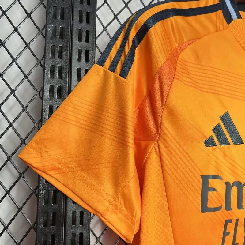 Real Madrid Away Shirt 24/25 - Men's Fan Orange