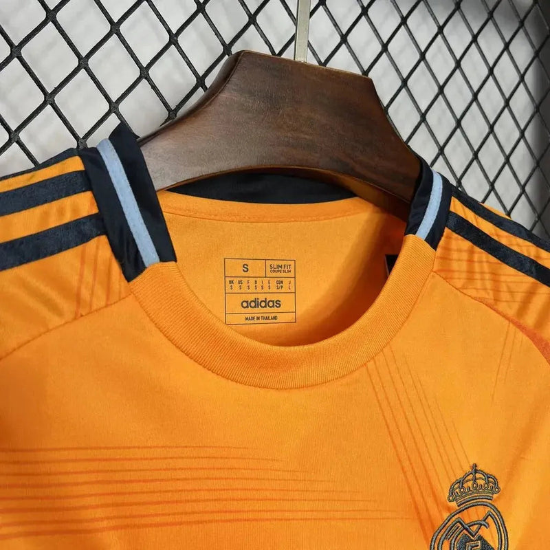 Real Madrid Away Shirt 24/25 - Men's Fan Orange