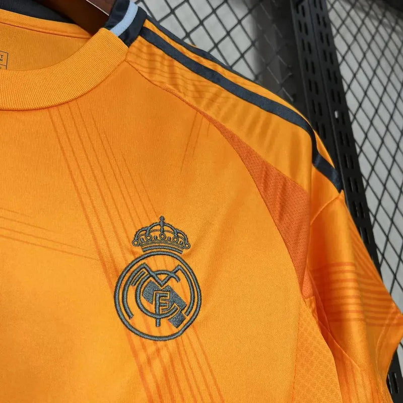 Real Madrid Away Shirt 24/25 - Men's Fan Orange